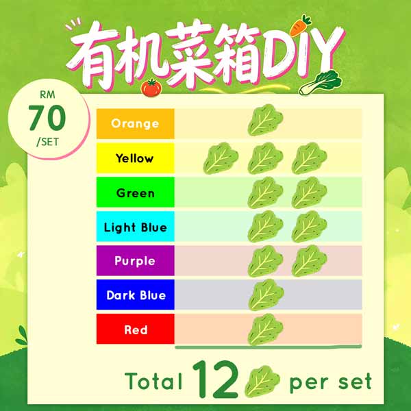 RM70 Agape Organic Vegetables Set - Image 3