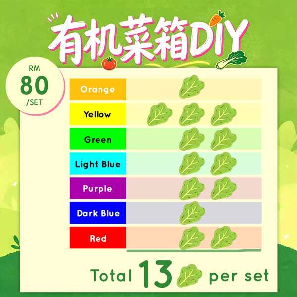 RM80 Agape Organic Vegetables Set - Image 3